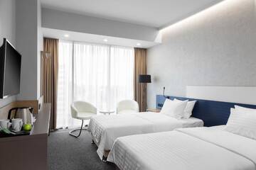 Стандартный двухместный номер с 2 отдельными кроватями в Отеле Hotel ATRIUM